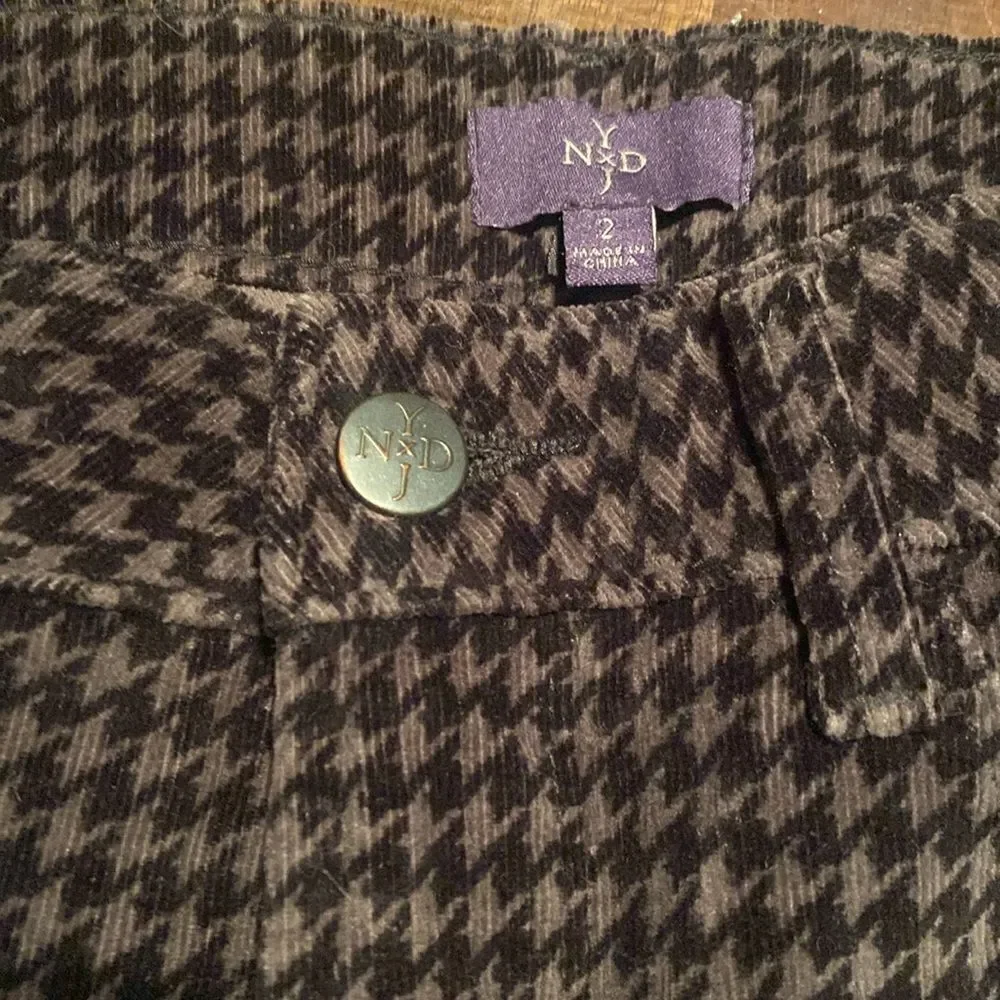 NYDJ Corduroy houndstooth Skinny Pants
Women's 2 Gray Lift Tuck technology - Picture 2 of 7